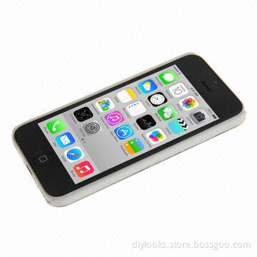 Pistol Pattern Plastic Mobile Case for iPhone 5C, OEM Orders Welcomed